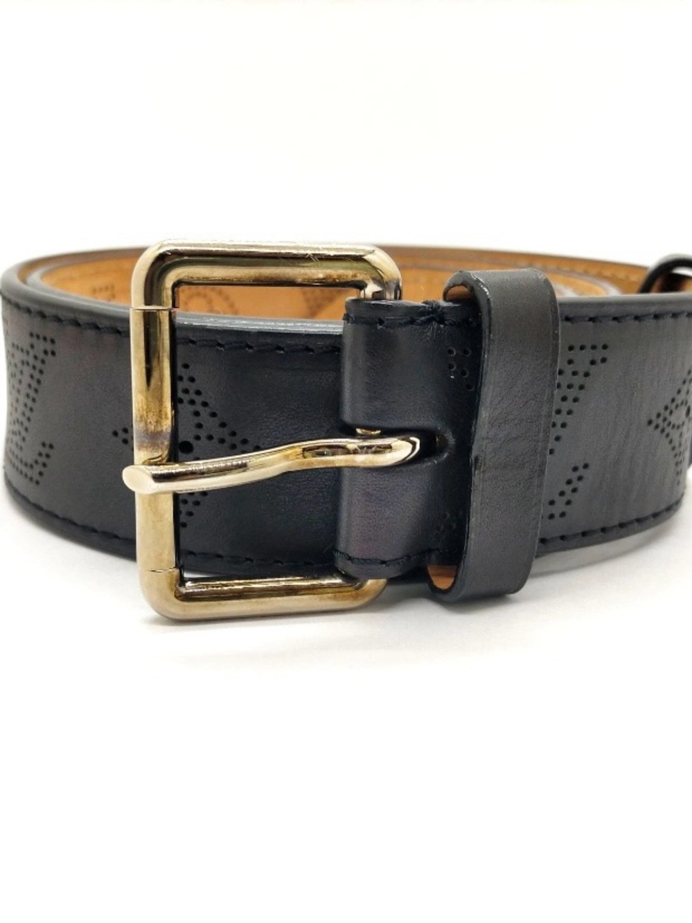 Louis Vuitton Belt Black Leather